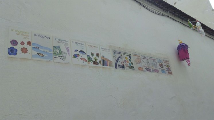 Azulejos imágenes contra el plástico